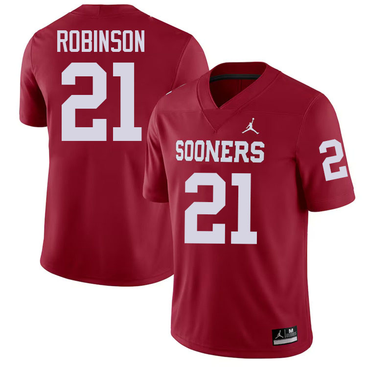 Xavier Robinson Oklahoma Sooners Jersey,Oklahoma Sooners Football Uniforms,Jersey-Crimson